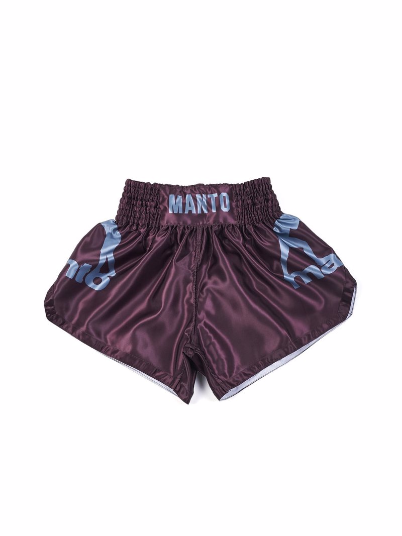 MANTO MUAY THAI SHORTS DUAL -brown